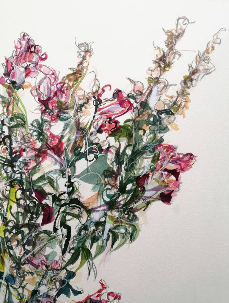 Original Floral Painting by Emma Archer