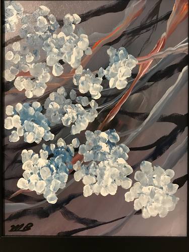 Original Floral Painting by Misun Baek