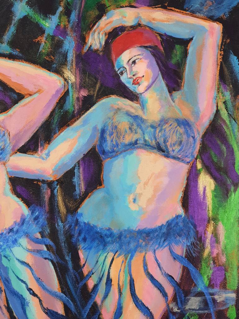 Original Conceptual Women Painting by Ghazal H Salem