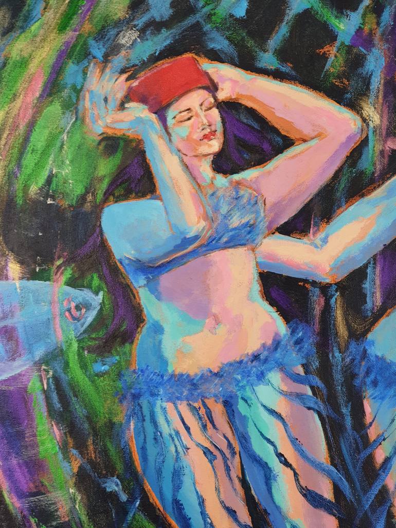 Original Conceptual Women Painting by Ghazal H Salem