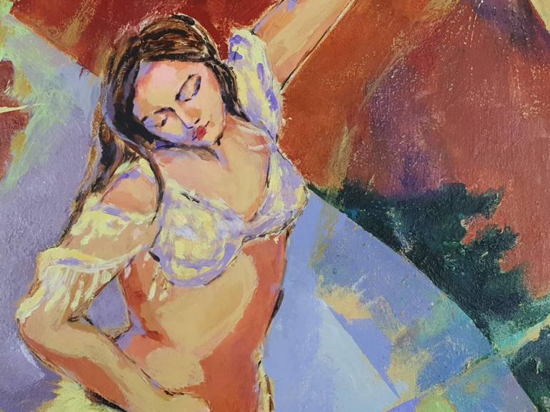 Original Conceptual Music Painting by Ghazal H Salem