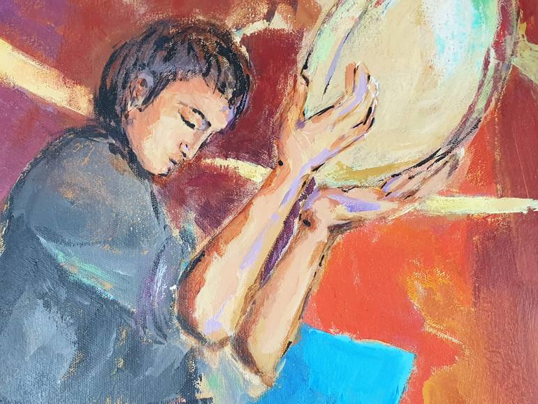 Original Conceptual Music Painting by Ghazal H Salem
