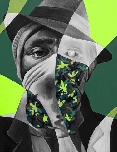 Original Fine Art Portrait Paintings by Khleo Morris