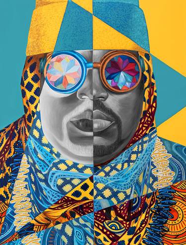 Original Fine Art Portrait Paintings by Khleo Morris