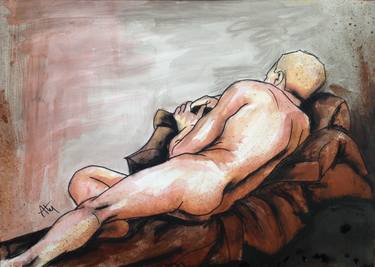 Print of Fine Art Body Drawings by Atoosa Jordan