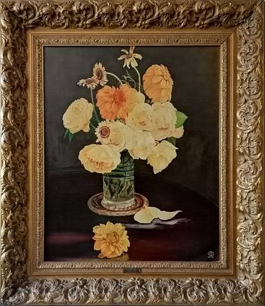 Print of Floral Paintings by Dragomir Milicevic