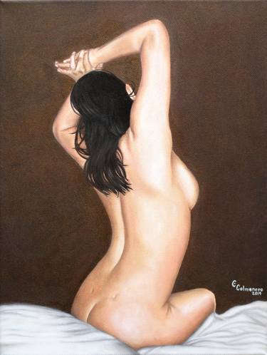 Print of Figurative Erotic Paintings by Edgar Colmenero