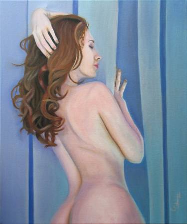 Print of Figurative Nude Paintings by Edgar Colmenero