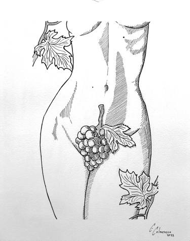 Print of Art Deco Erotic Drawings by Edgar Colmenero