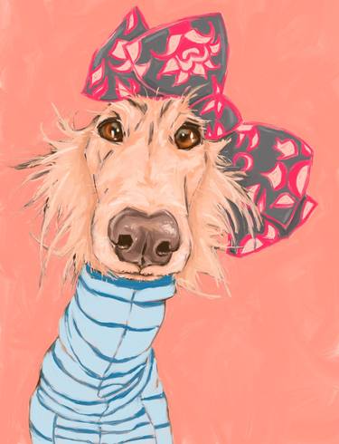 Print of Fine Art Dogs Mixed Media by Raissa Spinola