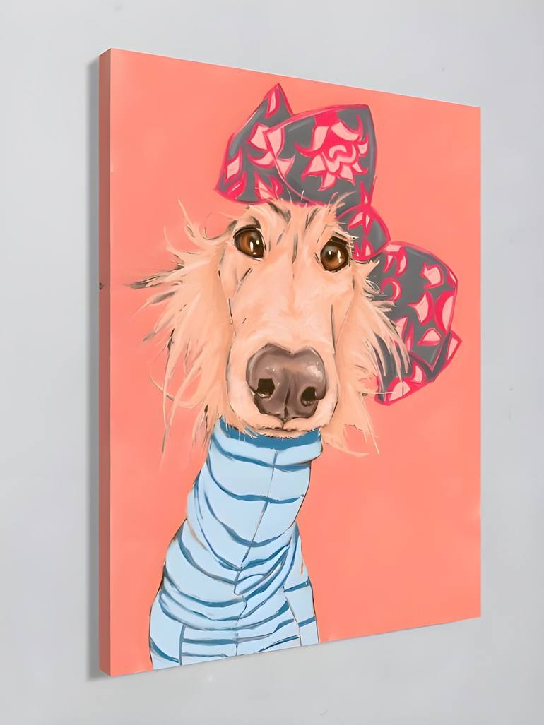 Original Fine Art Dogs Printmaking by Raissa Spinola