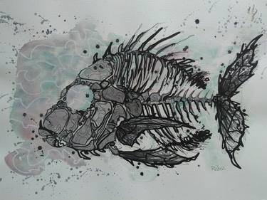 Print of Fish Paintings by Raissa Spinola