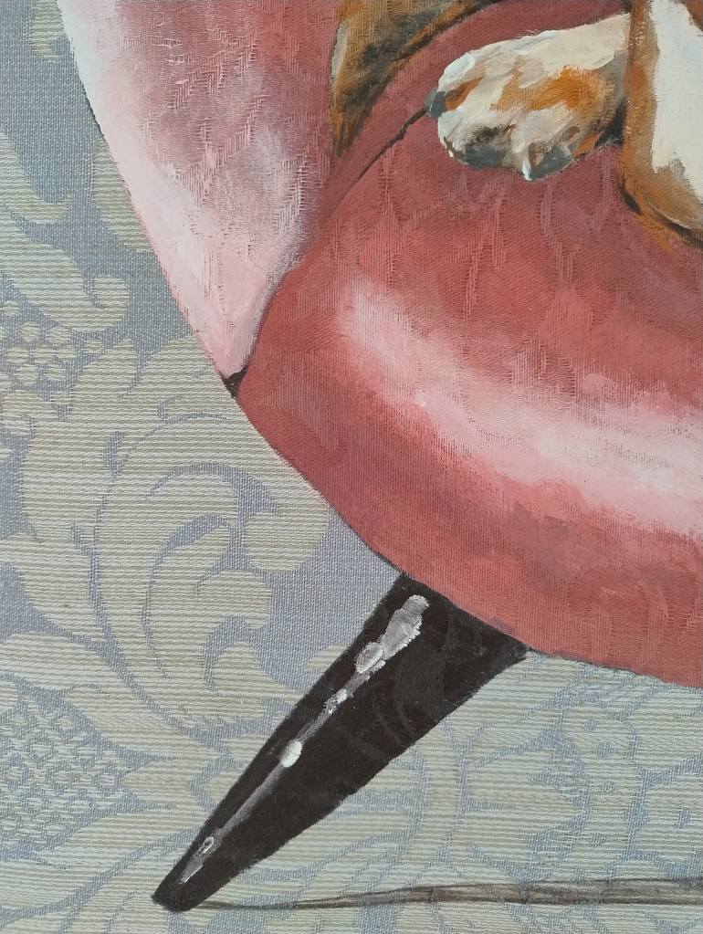 Original Figurative Dogs Painting by Raissa Spinola