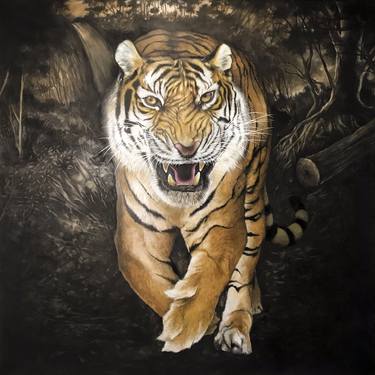 Print of Realism Animal Paintings by dedy suherdi