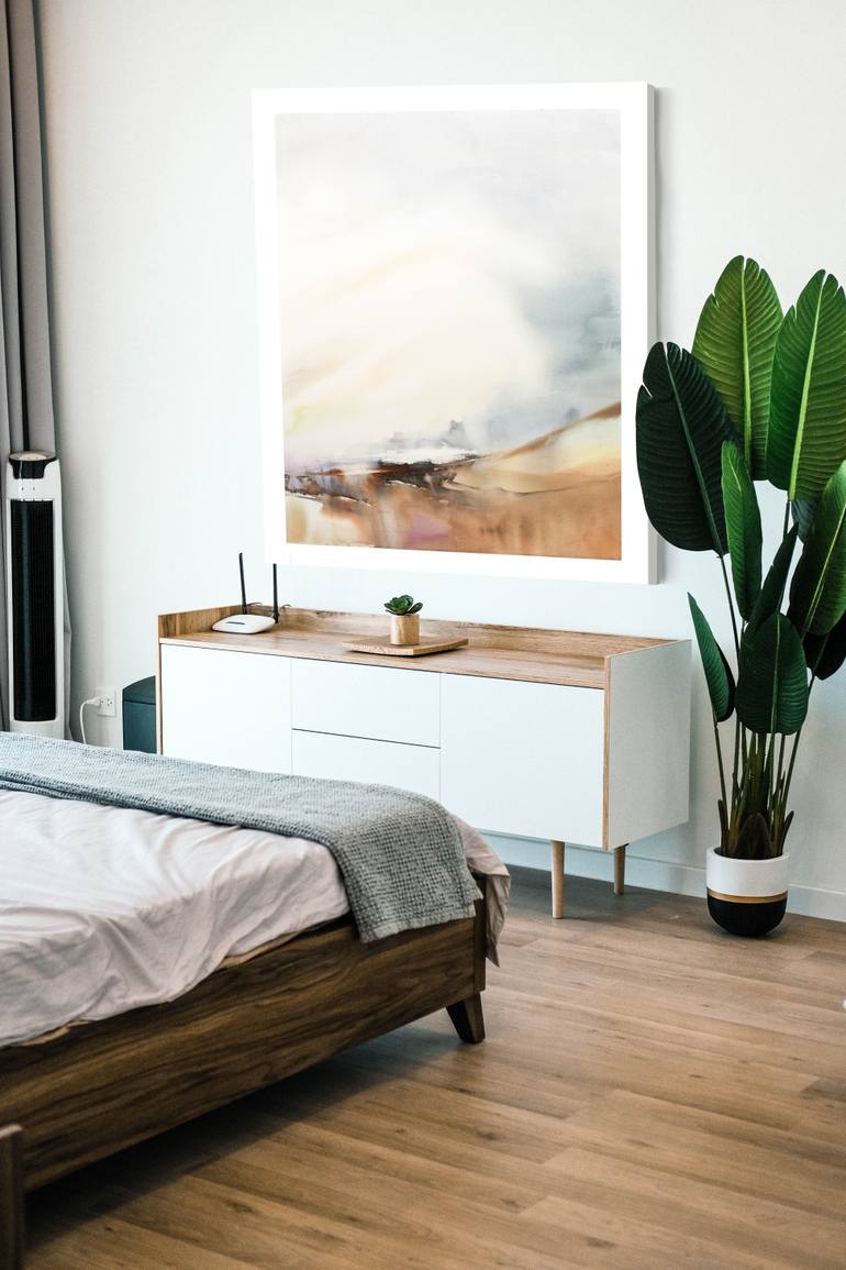 Original Abstract Expressionism Abstract Painting by Pablo Lara