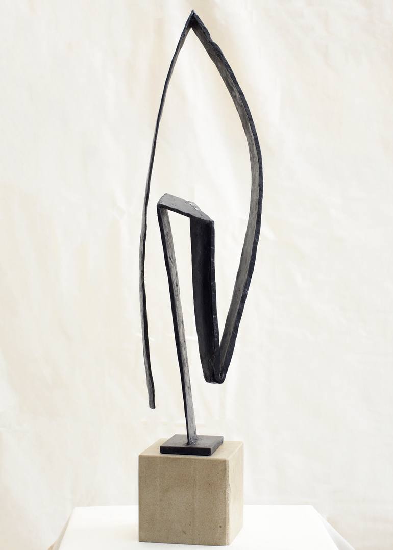 Original Art Deco Abstract Sculpture by Pablo Lara