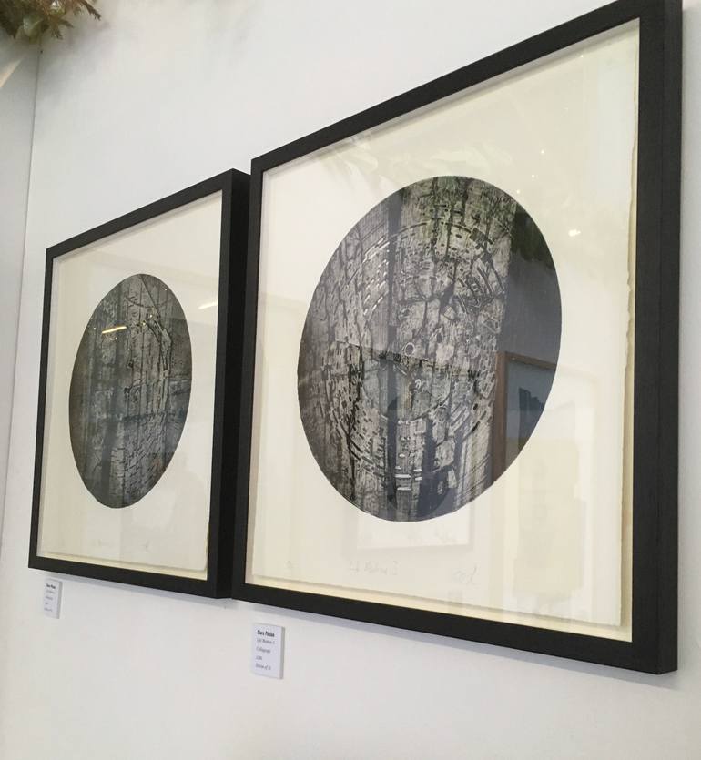 Original Conceptual Abstract Printmaking by Clare Phelan