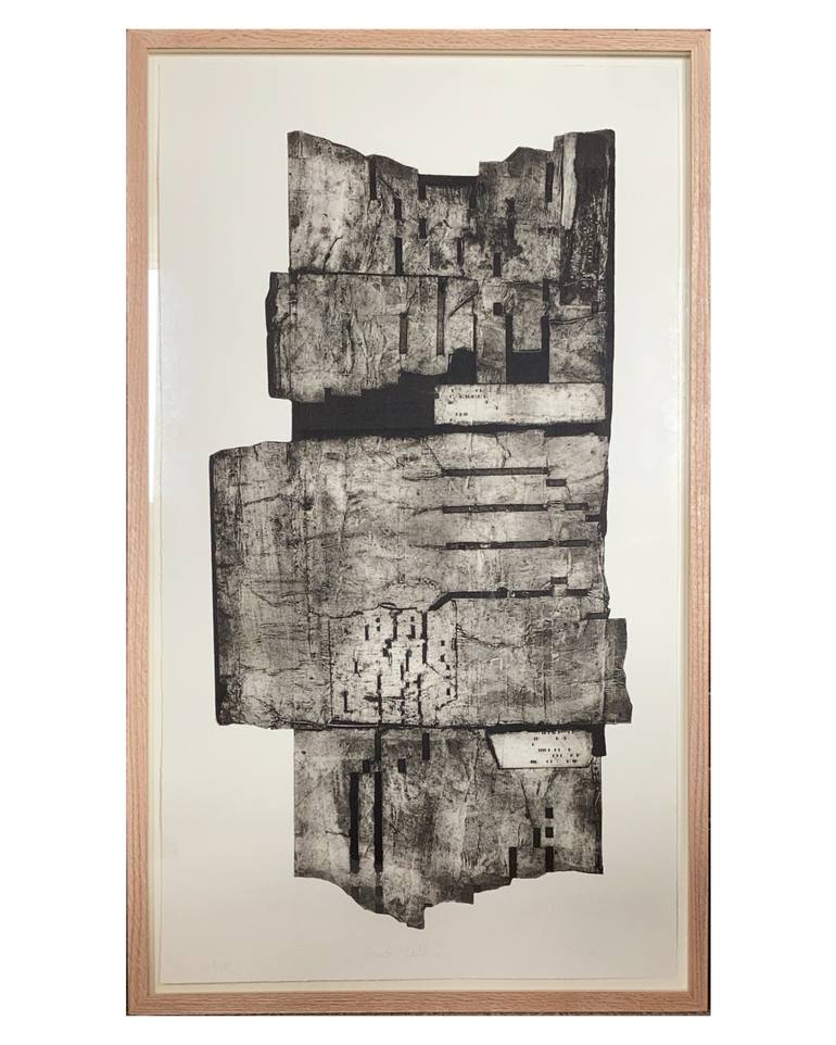 Original Conceptual Abstract Printmaking by Clare Phelan