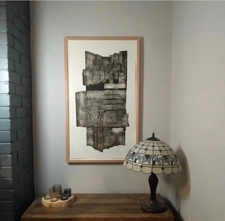 Original Conceptual Abstract Printmaking by Clare Phelan