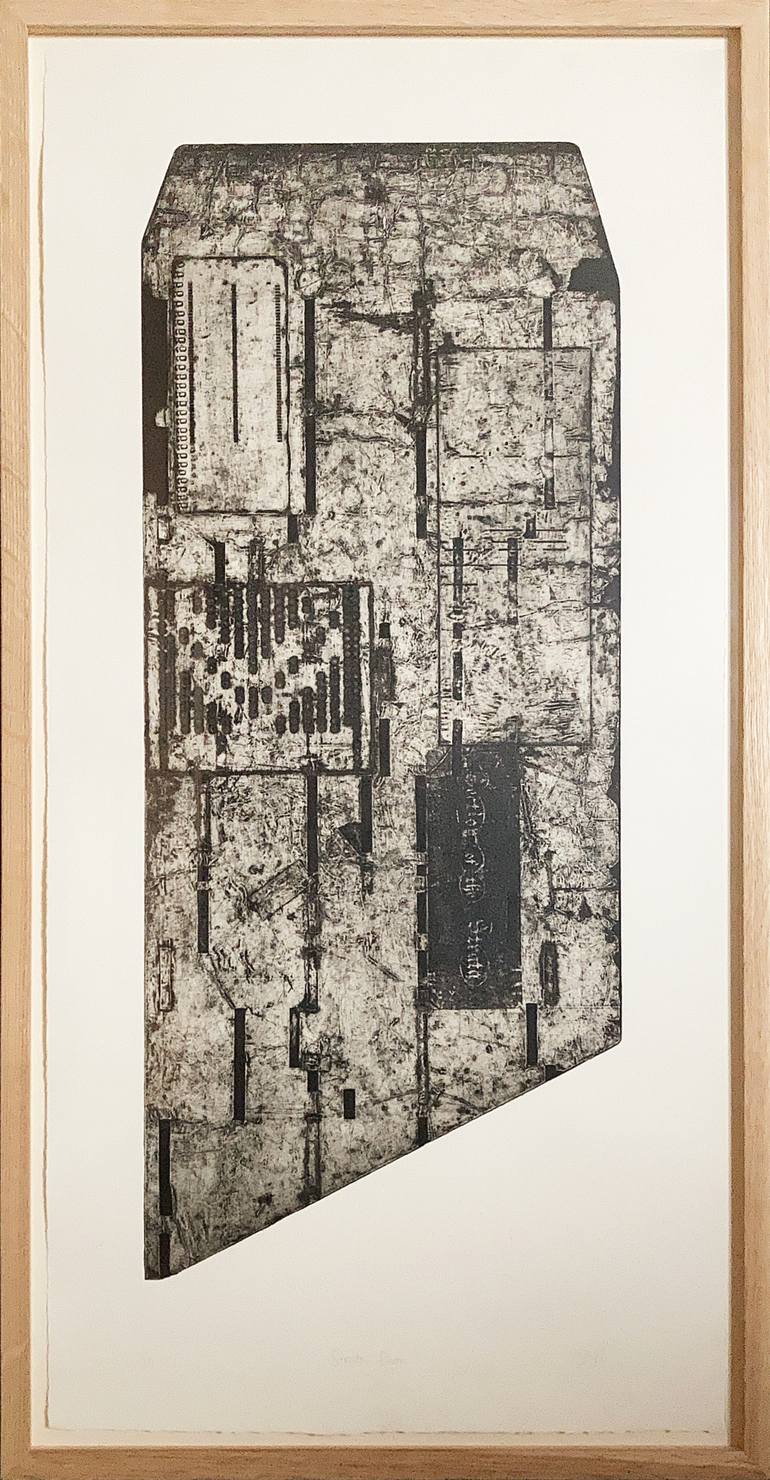 Original Conceptual Abstract Printmaking by Clare Phelan
