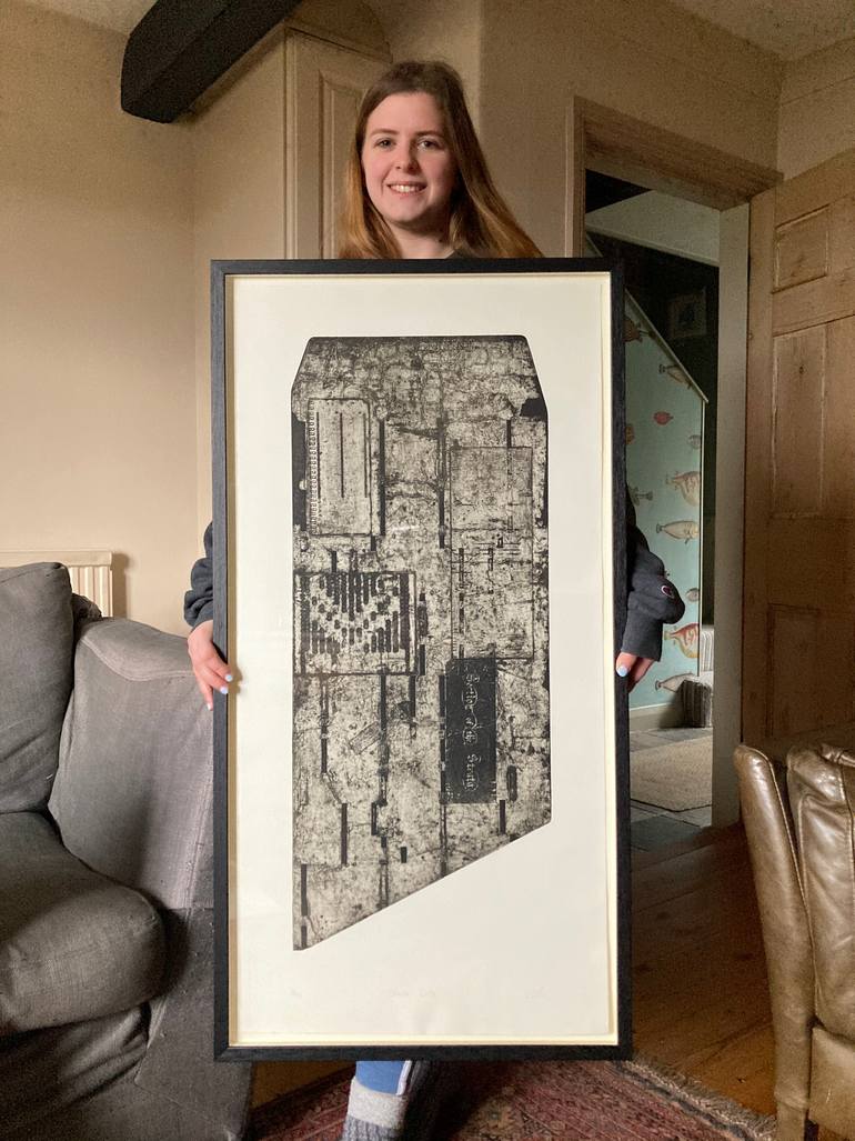 Original Conceptual Abstract Printmaking by Clare Phelan
