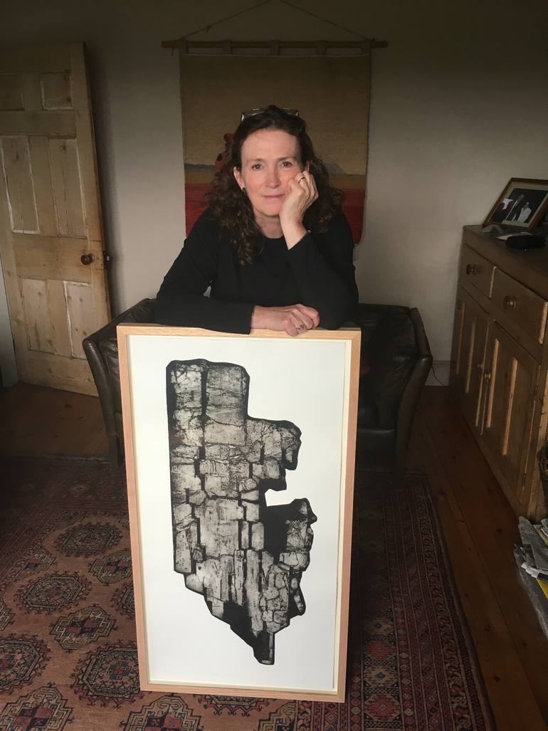 Original Conceptual Abstract Printmaking by Clare Phelan
