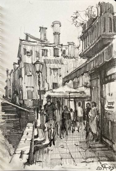 Print of Figurative Architecture Drawings by Andrey Svistunov