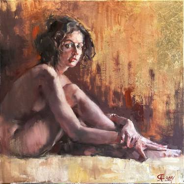 Print of Impressionism Nude Paintings by Andrey Svistunov