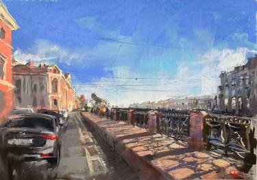 Print of Documentary Cities Paintings by Andrey Svistunov