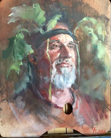 Original Fine Art Portrait Painting by Andrey Svistunov