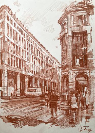 Print of Cities Drawings by Andrey Svistunov