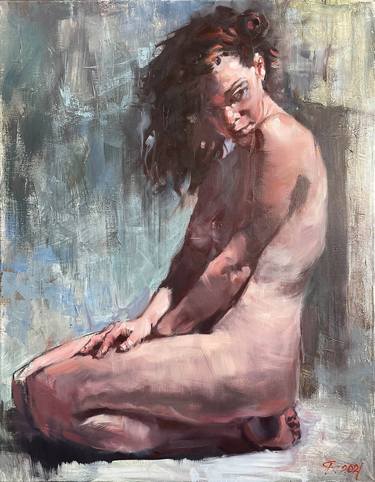 Print of Fine Art Nude Paintings by Andrey Svistunov