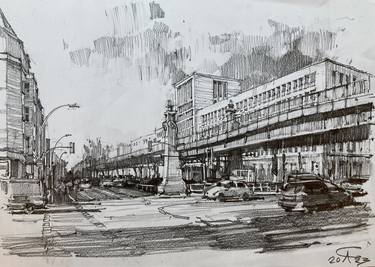 Print of Conceptual Cities Drawings by Andrey Svistunov