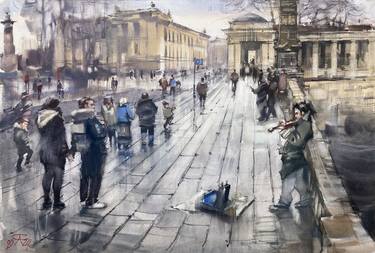 Print of Cities Paintings by Andrey Svistunov