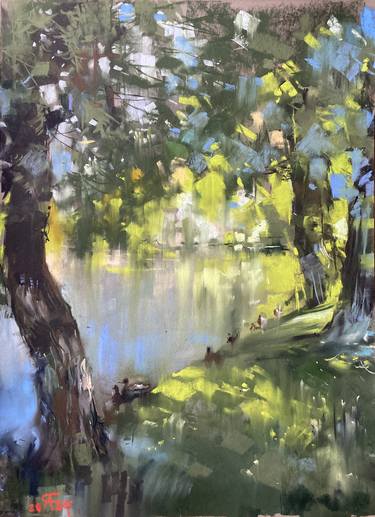 Print of Impressionism Nature Paintings by Andrey Svistunov