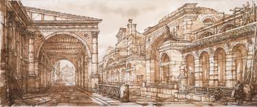 Print of Fine Art Architecture Paintings by Andrey Svistunov