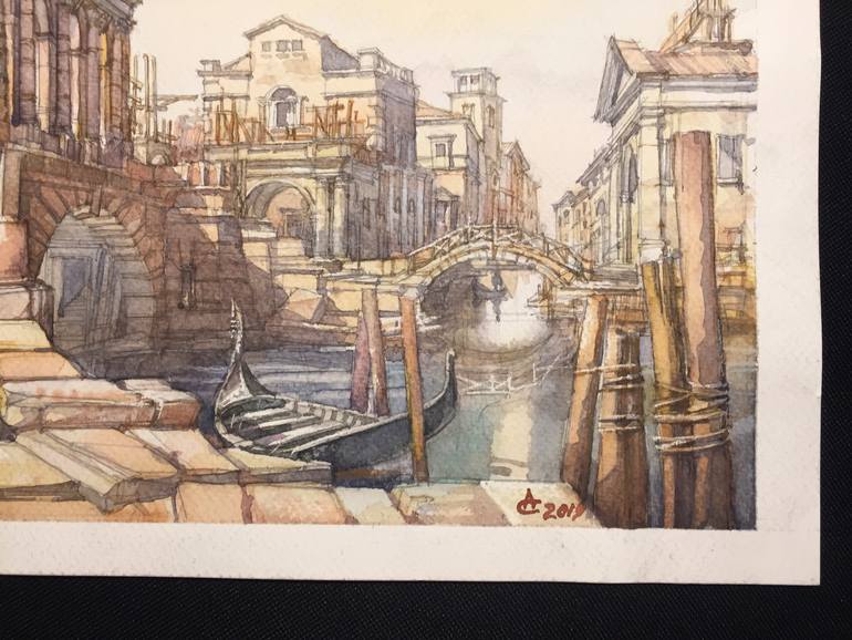 Original Conceptual Abstract Painting by Andrey Svistunov