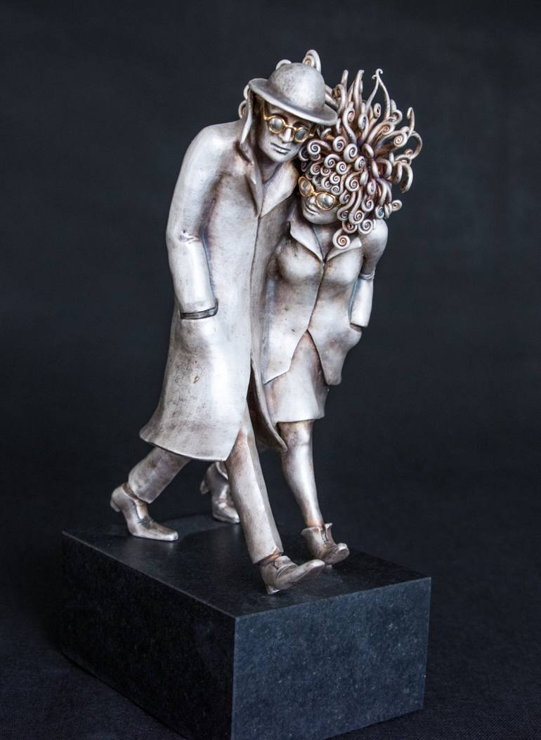 Original Love Sculpture by Gediminas Endriekus