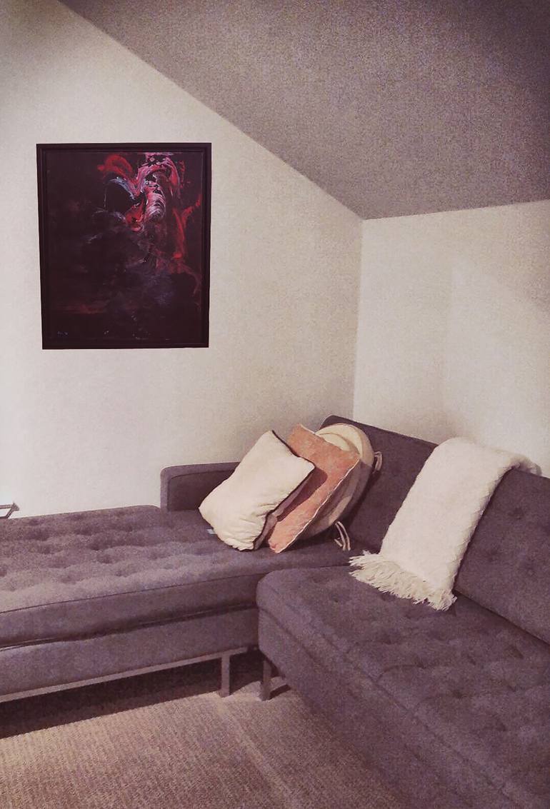 Original Modernism Abstract Painting by Lisa Jane Caluag