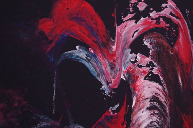 Original Modernism Abstract Painting by Lisa Jane Caluag