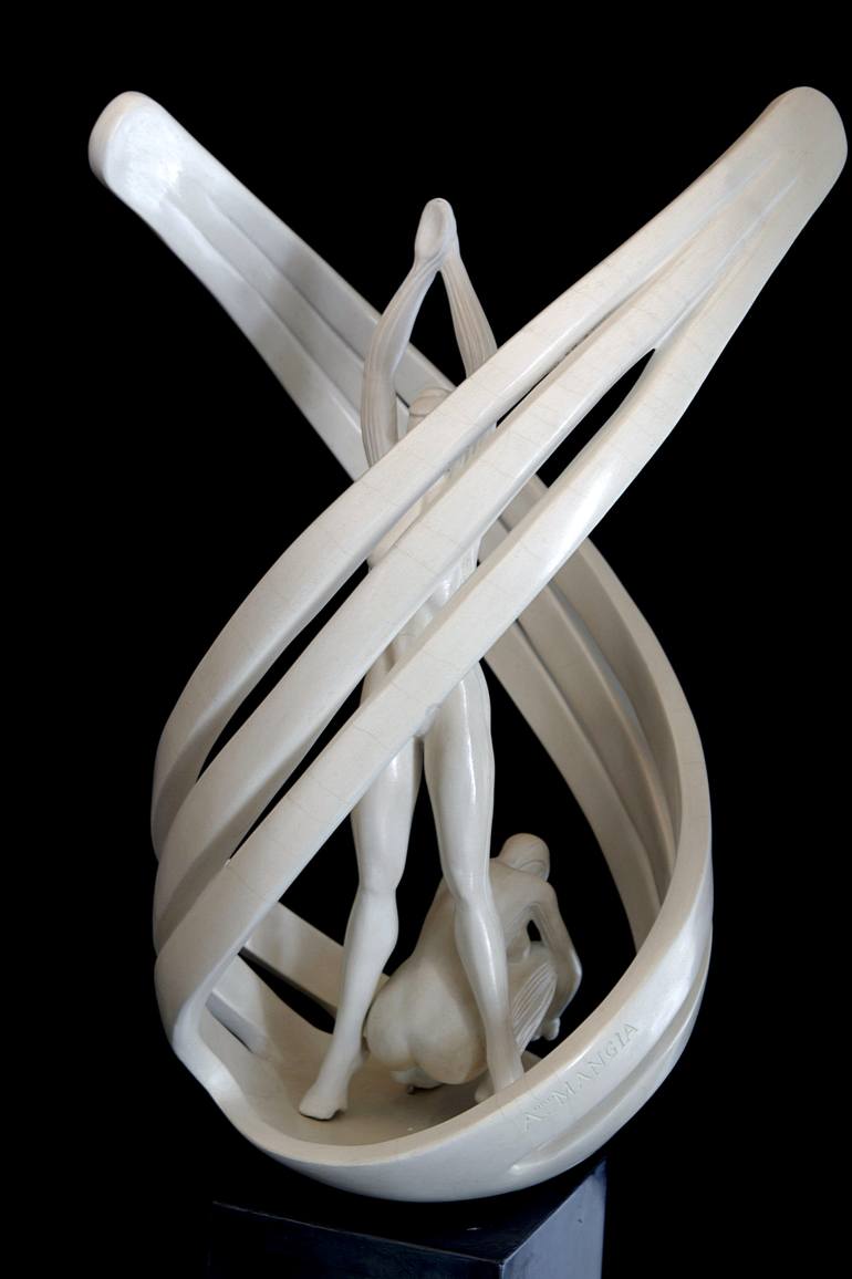 Print of Abstract Sculpture by Alessandro Mangia
