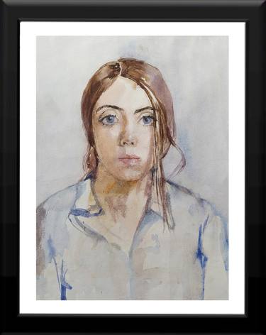 Print of Portrait Paintings by Irena Cagelnik