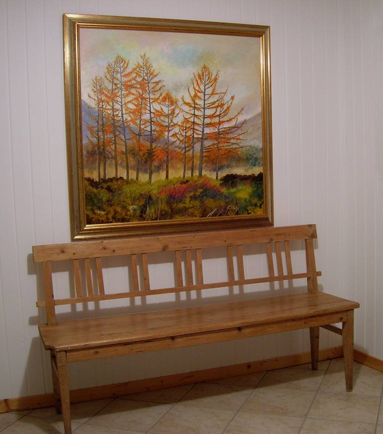 Original Impressionism Tree Painting by Girolamo Codato
