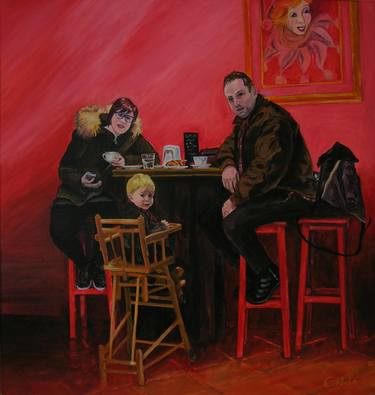 Print of Expressionism Family Paintings by Girolamo Codato