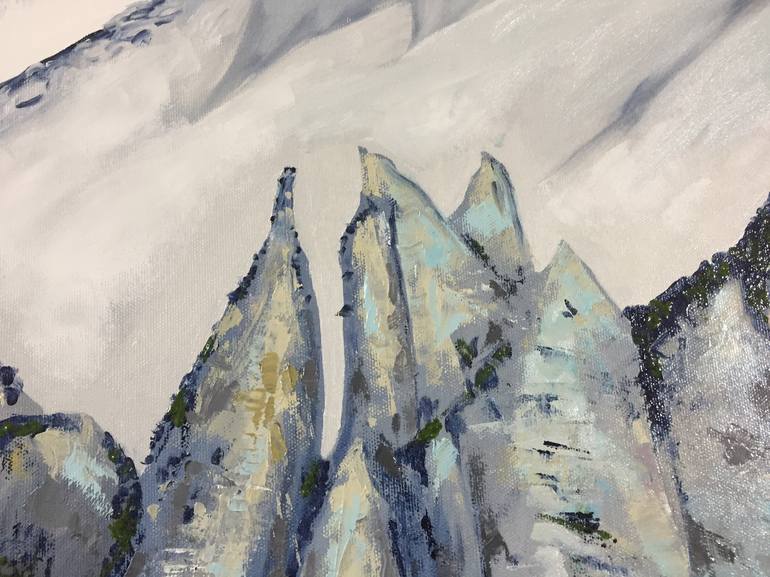 Original Abstract Landscape Painting by Girolamo Codato