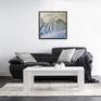 Art work set in a modern living room