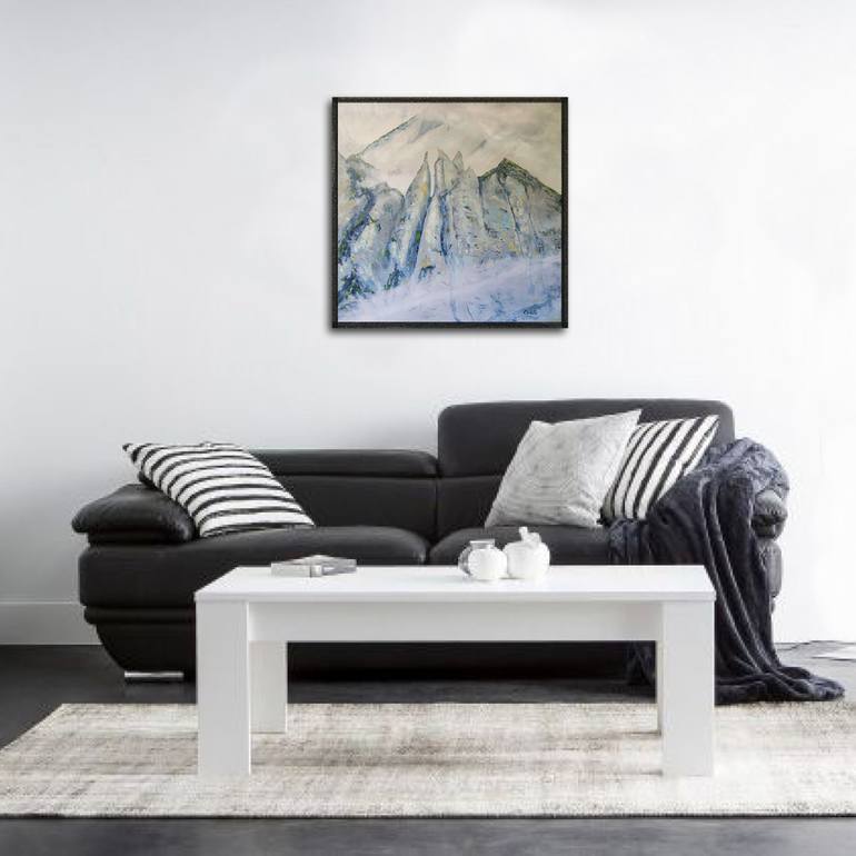 Original Abstract Landscape Painting by Girolamo Codato