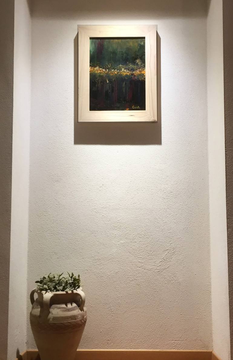 Original Impressionism Abstract Painting by Girolamo Codato