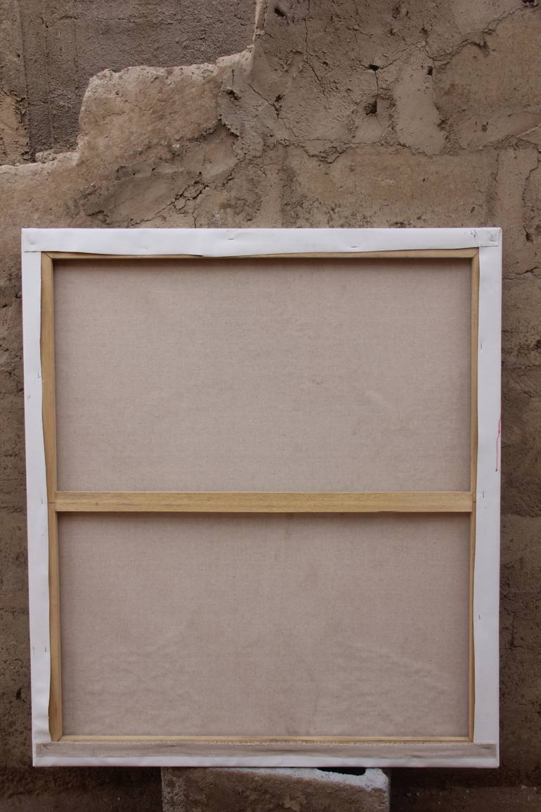 Original Contemporary Rural Life Painting by Theophilus Tetteh