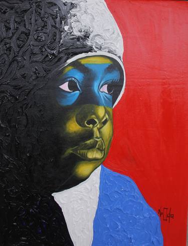 Original Portraiture Children Paintings by Theophilus Tetteh